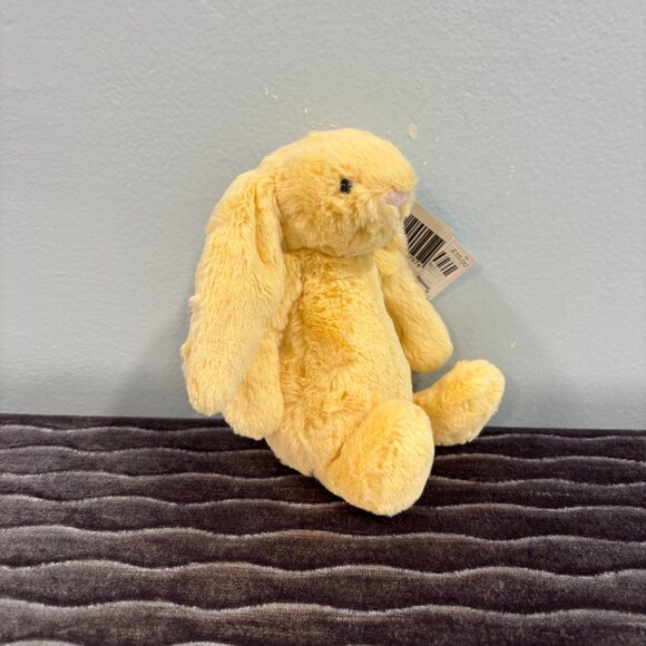RARE Jellycat Small Bashful Lemon Bunny BNWT - Picture 3 of 6